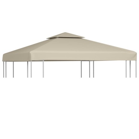 Ersatzdach für Pavillon 310 g/m² beige 3x3 m von vidaXL, Abdeckungen für Zelte und Pavillons - Ref: Foro24-40875, Preis: 46,4...