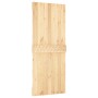 Schiebetür mit massiven Kiefernbefestigungen 85x210 cm von vidaXL, Türen - Ref: Foro24-3203010, Preis: 168,47 €, Rabatt: %