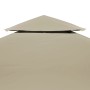 Ersatzdach für Pavillon 310 g/m² beige 3x3 m von vidaXL, Abdeckungen für Zelte und Pavillons - Ref: Foro24-40875, Preis: 46,4...