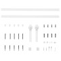 Puerta corredera con herrajes madera maciza de pino 85x210 cm de vidaXL, Puertas - Ref: Foro24-3203010, Precio: 168,09 €, Des...