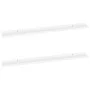 Wall shelves 2 units white 100x9x3 cm by vidaXL, Shelves and shelves - Ref: Foro24-326658, Price: 27,04 €, Discount: %