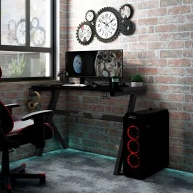 Gaming-Schreibtisch mit LED-Licht Y-Form schwarz 110x60x75 cm von vidaXL, Schreibtische - Ref: Foro24-325424, Preis: 119,81 €...