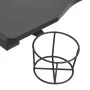 Gaming desk with LED light Y shape black 90x60x75 cm by vidaXL, Desks - Ref: Foro24-325422, Price: 128,80 €, Discount: %