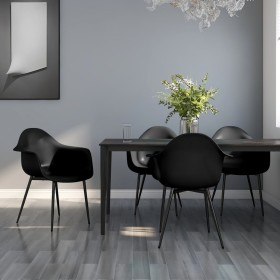 Sillas de comedor 4 unidades negras PP de vidaXL, Sillas de comedor - Ref: Foro24-338077, Precio: 228,35 €, Descuento: %