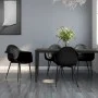 Esszimmerstühle 4 Einheiten aus schwarzem PP von vidaXL, Essstühle - Ref: Foro24-338077, Preis: 208,11 €, Rabatt: %