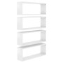 Cube wall shelf 4 units glossy white plywood 60x15x23cm by vidaXL, Shelves and shelves - Ref: Foro24-807152, Price: 67,65 €, ...