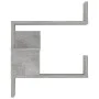 Corner wall shelf made of gray concrete plywood 40x40x50cm by vidaXL, Shelves and shelves - Ref: Foro24-807231, Price: 19,52 ...