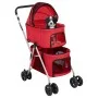 Folding double dog stroller red oxford fabric 83x48x97 cm by vidaXL, pet strollers - Ref: Foro24-172206, Price: 163,36 €, Dis...
