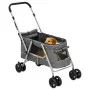 Folding dog stroller gray linen fabric 100x49x96 cm by vidaXL, pet strollers - Ref: Foro24-172203, Price: 114,62 €, Discount: %