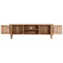 Mueble para TV de madera maciza de acacia 130x30x45 cm de vidaXL, Muebles TV - Ref: Foro24-282739, Precio: 225,89 €, Descuent...