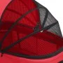 Folding double dog stroller red oxford fabric 83x48x97 cm by vidaXL, pet strollers - Ref: Foro24-172206, Price: 163,36 €, Dis...