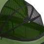 Doppelter klappbarer Hundewagen grün Oxford Stoff 83x48x97cm von vidaXL, Kinderwagen für Haustiere - Ref: Foro24-172207, Prei...