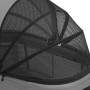 Cochecito doble de perros plegable tela oxford gris 83x48x97cm de vidaXL, Cochecitos para mascotas - Ref: Foro24-172205, Prec...