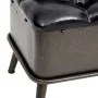 Banco de almacenaje con respaldo cuero sintético negro 110 cm by vidaXL, Benches for halls and storage - Ref: Foro24-339297, ...