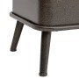 Banco de almacenaje con respaldo cuero sintético negro 110 cm von vidaXL, Bänke für Hallen und Lager - Ref: Foro24-339297, Pr...