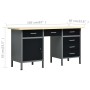 Werkbank mit vier Wandpaneelen und zwei Schränken von vidaXL, Arbeitstische - Ref: Foro24-3053434, Preis: 698,09 €, Rabatt: %
