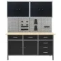 Workbench with four wall panels and two cabinets by vidaXL, Work tables - Ref: Foro24-3053435, Price: 843,31 €, Discount: %