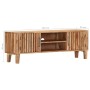 Massivholz Akazienholz TV-Möbel 130x30x45 cm von vidaXL, TV-Möbel - Ref: Foro24-282739, Preis: 226,00 €, Rabatt: %