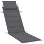 Garden lounger with solid acacia wood cushion. by vidaXL, Loungers - Ref: Foro24-3061572, Price: 198,78 €, Discount: %
