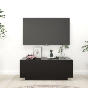 Fernsehmöbel aus schwarzem Sperrholz 100x35x40 cm von vidaXL, TV-Möbel - Ref: Foro24-804437, Preis: 67,28 €, Rabatt: %