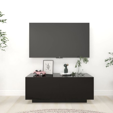 Fernsehmöbel aus schwarzem Sperrholz 100x35x40 cm von vidaXL, TV-Möbel - Ref: Foro24-804437, Preis: 67,28 €, Rabatt: %