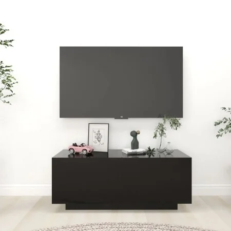 Mueble para TV madera contrachapada negra 100x35x40 cm de vidaXL, Muebles TV - Ref: Foro24-804437, Precio: 65,70 €, Descuento: %
