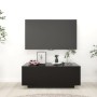 Fernsehmöbel aus schwarzem Sperrholz 100x35x40 cm von vidaXL, TV-Möbel - Ref: Foro24-804437, Preis: 67,28 €, Rabatt: %