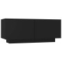 Fernsehmöbel aus schwarzem Sperrholz 100x35x40 cm von vidaXL, TV-Möbel - Ref: Foro24-804437, Preis: 67,28 €, Rabatt: %