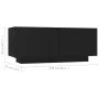 Mueble para TV madera contrachapada negra 100x35x40 cm de vidaXL, Muebles TV - Ref: Foro24-804437, Precio: 65,70 €, Descuento: %