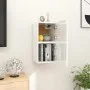 Wand-Wohnzimmermöbel 2 Stück glänzend weiß 30,5x30x30 cm von vidaXL, TV-Möbel - Ref: Foro24-804500, Preis: 53,02 €, Rabatt: %