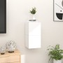 Wand-Wohnzimmermöbel 2 Stück glänzend weiß 30,5x30x30 cm von vidaXL, TV-Möbel - Ref: Foro24-804500, Preis: 53,88 €, Rabatt: %