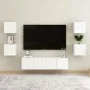 Wand-Wohnzimmermöbel 2 Stück glänzend weiß 30,5x30x30 cm von vidaXL, TV-Möbel - Ref: Foro24-804500, Preis: 53,02 €, Rabatt: %