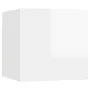 Wand-Wohnzimmermöbel 2 Stück glänzend weiß 30,5x30x30 cm von vidaXL, TV-Möbel - Ref: Foro24-804500, Preis: 53,02 €, Rabatt: %