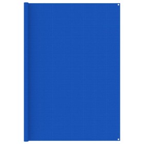 Alfombra de tienda de campaña azul 250x400 cm