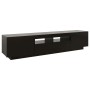TV-Schrank mit LED-Leuchten schwarz 180x35x40 cm von vidaXL, TV-Möbel - Ref: Foro24-3081898, Preis: 119,05 €, Rabatt: %