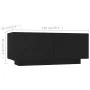 TV cabinet with LED lights black 180x35x40 cm by vidaXL, TV Furniture - Ref: Foro24-3081898, Price: 116,74 €, Discount: %