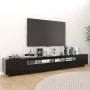 TV-Schrank mit LED-Leuchten schwarz 260x35x40 cm von vidaXL, TV-Möbel - Ref: Foro24-3081916, Preis: 169,92 €, Rabatt: %