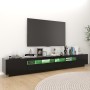 TV-Schrank mit LED-Leuchten schwarz 260x35x40 cm von vidaXL, TV-Möbel - Ref: Foro24-3081916, Preis: 174,60 €, Rabatt: %