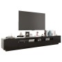 TV-Schrank mit LED-Leuchten schwarz 260x35x40 cm von vidaXL, TV-Möbel - Ref: Foro24-3081916, Preis: 174,60 €, Rabatt: %