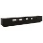 TV-Schrank mit LED-Leuchten schwarz 260x35x40 cm von vidaXL, TV-Möbel - Ref: Foro24-3081916, Preis: 169,92 €, Rabatt: %