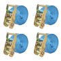 Spanngurte mit Ratsche, 4 Stück, 2T, 6 m x 38 mm, Blau von vidaXL, Spanngurte - Ref: Foro24-142654, Preis: 35,25 €, Rabatt: %