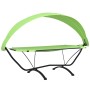 Tumbona de jardín con dosel de acero y tela oxford verde de vidaXL, Camas para exteriores - Ref: Foro24-317602, Precio: 145,5...