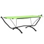 Tumbona de jardín con dosel de acero y tela oxford verde de vidaXL, Camas para exteriores - Ref: Foro24-317602, Precio: 145,5...