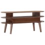 Mueble para TV de madera maciza de acacia 110x35x50 cm