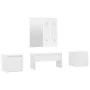 Flurmöbel-Set aus weißem Sperrholz von vidaXL, Kleiderschränke - Ref: Foro24-3082062, Preis: 132,11 €, Rabatt: %