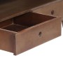 Mueble para TV de madera maciza de acacia 110x35x50 cm