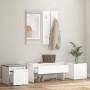 Flurmöbel-Set aus weißem Sperrholz von vidaXL, Kleiderschränke - Ref: Foro24-3082062, Preis: 134,54 €, Rabatt: %