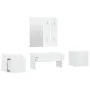 Flurmöbel-Set aus weißem Sperrholz von vidaXL, Kleiderschränke - Ref: Foro24-3082062, Preis: 132,11 €, Rabatt: %