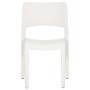 Sillas de jardín 2 unidades polipropileno blanco de vidaXL, Sillas de jardín - Ref: Foro24-317726, Precio: 84,37 €