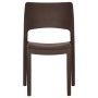 Garden chairs 2 units polypropylene color mocha by vidaXL, Garden chairs - Ref: Foro24-317727, Price: 84,43 €, Discount: %